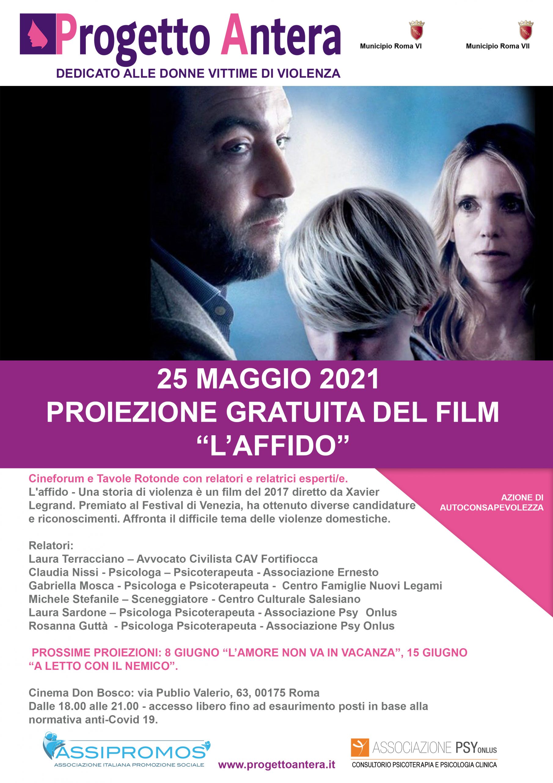 Cineforum Progetto Antera “L’affido”