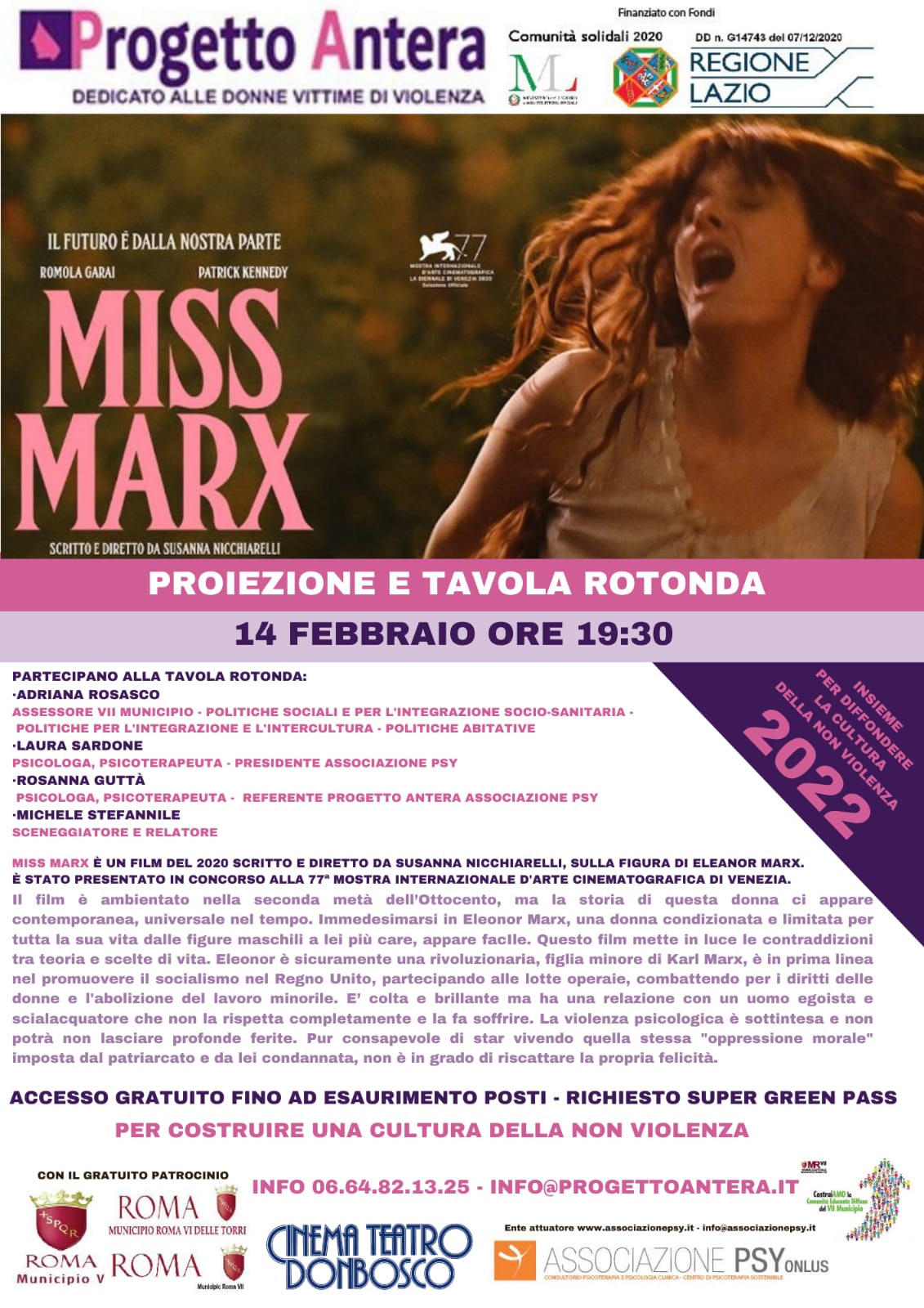 Cineforum – Miss Marx