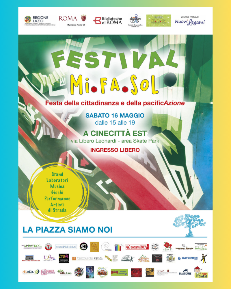 Festival MI FA SOL giunto al suo IV anno – NOI CI SAREMO per giocare con le EMOZIONI
